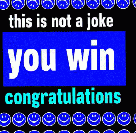 You Won